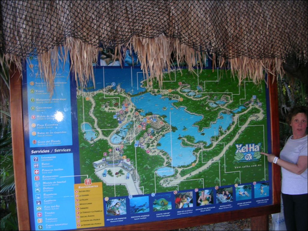 xel ha map