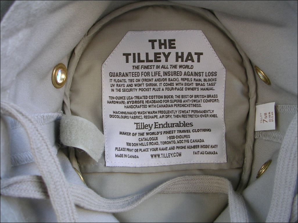 tilley hat