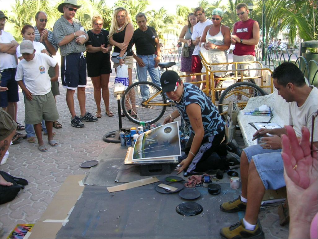 spray painting
